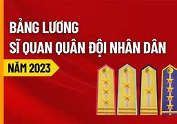 Bảng Lương 2023 Quân Đội